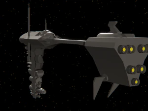 star wars - rebel cruiser 3D Model