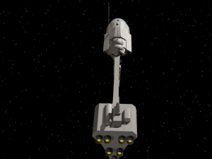 star wars - rebel cruiser 3D Модель