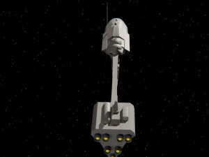 star wars - rebel cruiser 3D Model