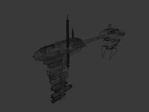 star wars - rebel cruiser 3D Model
