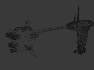 star wars - rebel cruiser 3D Модель
