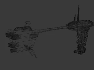 star wars - rebel cruiser 3D Model