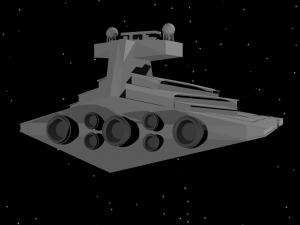 star wars - star destroyer 3D Модель