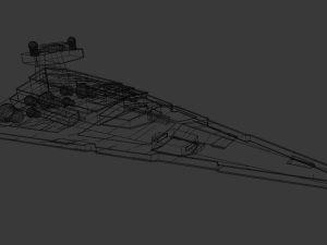 star wars - star destroyer 3D Модель