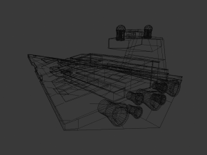 star wars - star destroyer 3D Модель