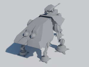 star wars - atte walker 3D Модель