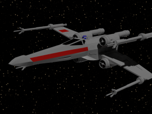 star wars - x wing 3Dモデル