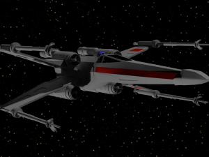 star wars - x wing 3Dモデル