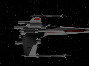 star wars - x wing 3Dモデル