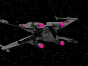 star wars - x wing 3Dモデル