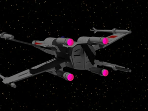 star wars - x wing 3D Model