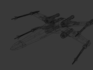 star wars - x wing 3Dモデル