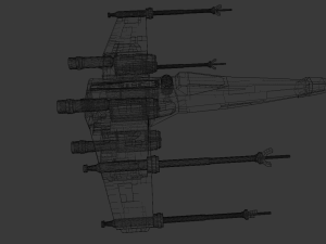 star wars - x wing 3Dモデル
