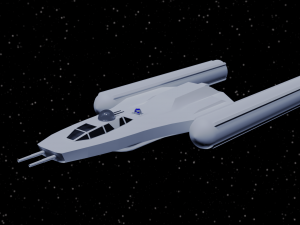 star wars - y wing starfighter 3D Model