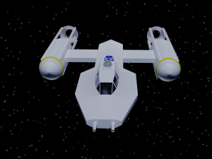 star wars - y-wing rebel bomber Model 3D
