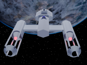 star wars - y-wing rebel bomber Model 3D