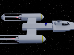 star wars - y-wing rebel bomber Model 3D