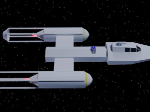 star wars - y-wing rebel bomber 3D Model