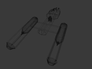star wars - y-wing rebel bomber 3D Model