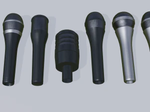 um conjunto de microfones de 6 microfones Modelo 3D