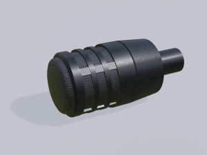 a mic set of 6 microphones Model 3D