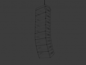 concert speaker 3Dモデル