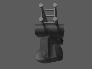 stage lights with truss beam Model 3D