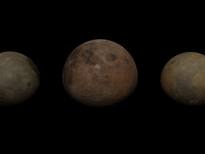 moon pack 1 - baren moons 3D 모델