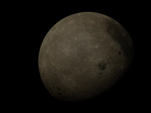 moon pack 1 - baren moons 3D Model