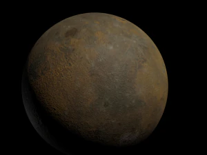 moon pack 1 - baren moons 3D Model