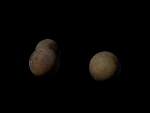 moon pack 1 - baren moons 3D Model