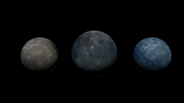 moon pack 2 - ice moons 3D 모델 .c4d .max .obj .3ds .fbx .stl .blend 