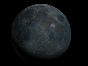 moon pack 2 - ice moons 3D Model
