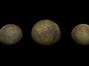 pacote lunar 3 - luas do deserto Modelo 3D