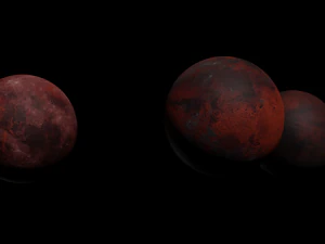 moon pack 4 - lava moons 3D Model