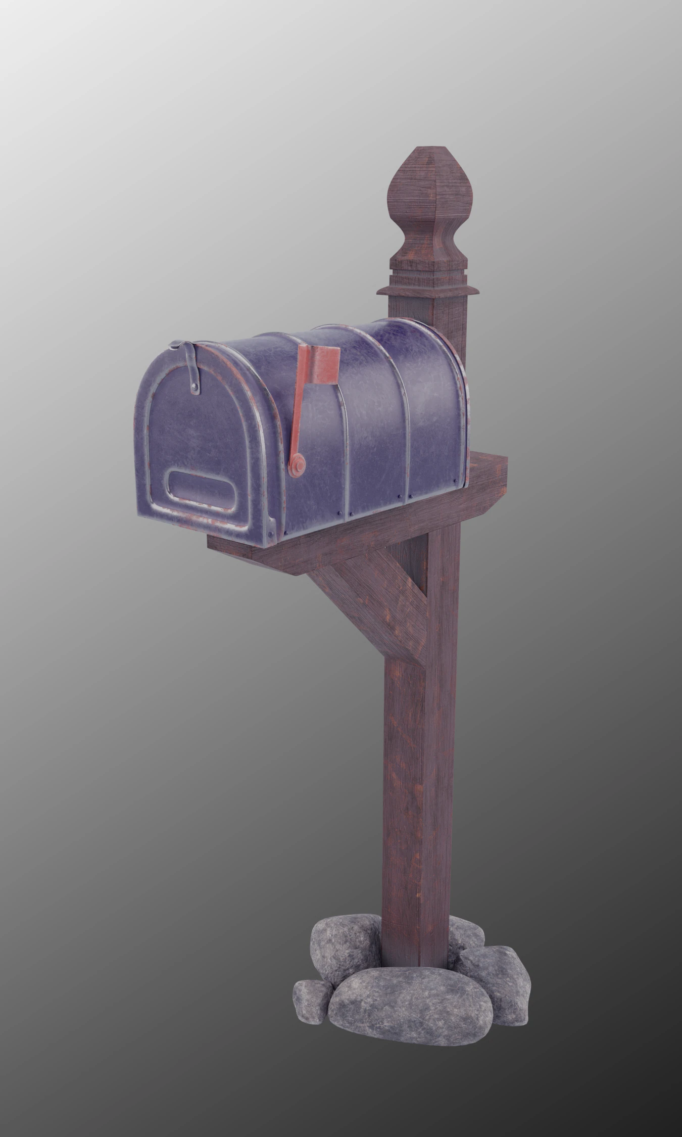 cassetta postale Modello 3D .c4d .max .obj .3ds .fbx .stl .blend 