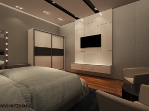 contemp master bedroom 3D Модель