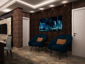 modern living dinning room 3D Модель