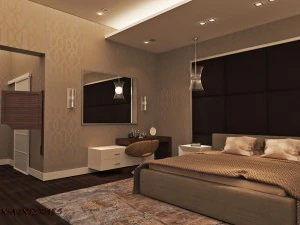 contemp bedroom 3D Model