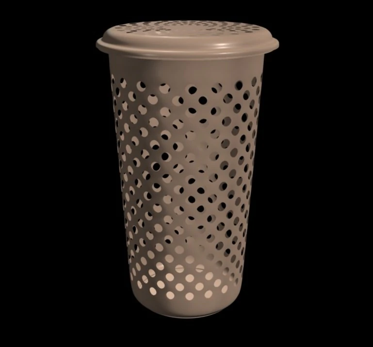 plastic cloth bucket 3D Model .c4d .max .obj .3ds .fbx .stl .blend 