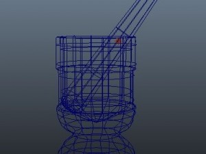 african traditional pounding mortar 3D Модель