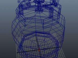 cooking gas cylinder Model 3D
