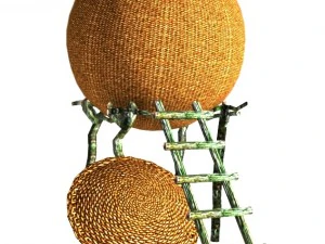 lumbung tradisional Afrika Model 3D