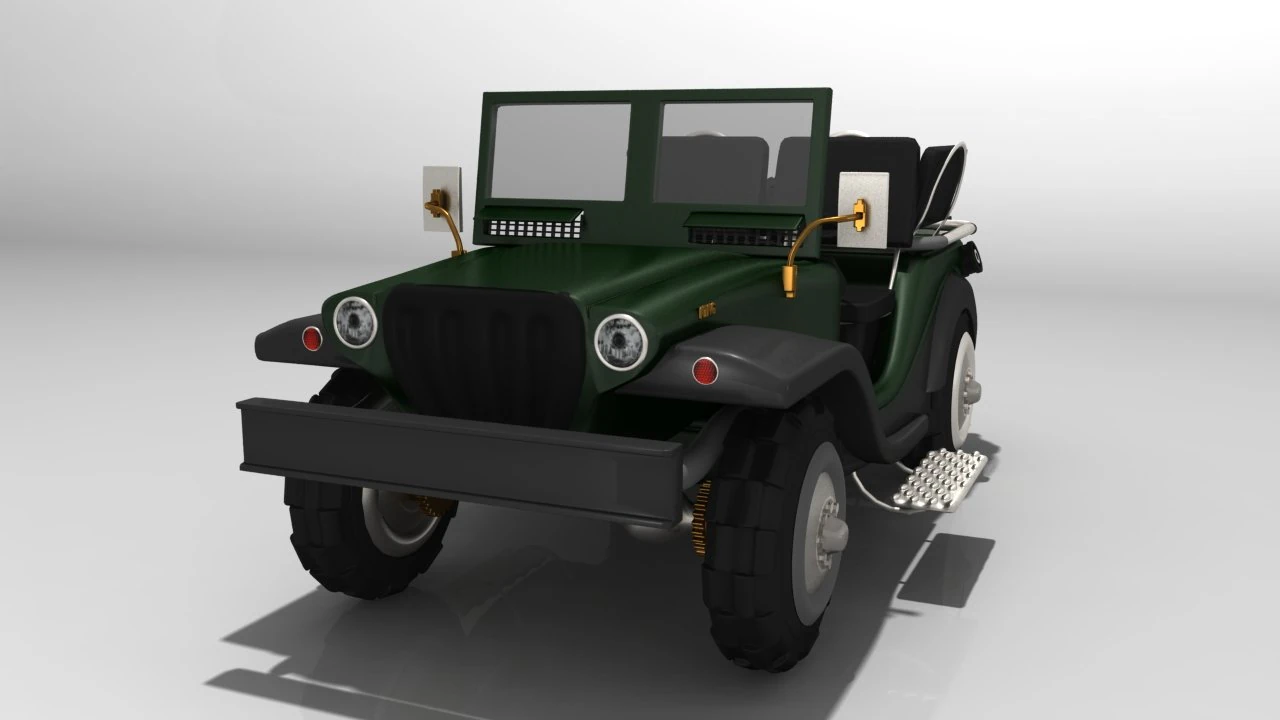jeep car 3D Model .c4d .max .obj .3ds .fbx .stl .blend 