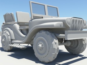 jeep car Modelo 3D