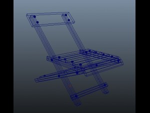 african relaxing chair 3D Модель