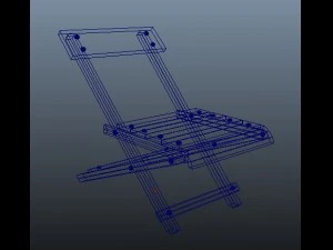 african relaxing chair 3D Model