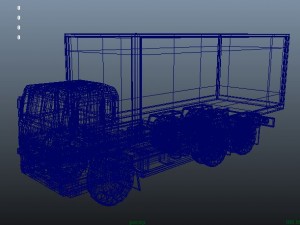 3d model truck 3D 模型