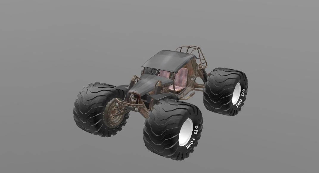 off road buggy 3D Print Model .c4d .max .obj .3ds .fbx .stl .blend 