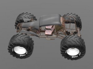 off road buggy Modèles 3D en vedette